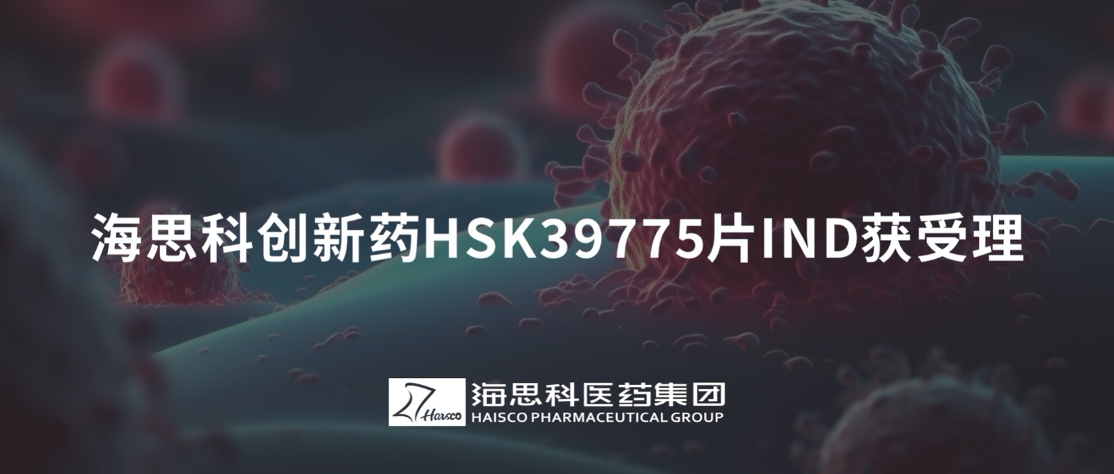 永利总站创新药HSK39775片IND获受理